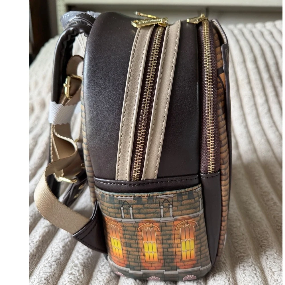 Loungefly Harry Potter Great‎ Hall Mini Backpack Brown Hogwarts